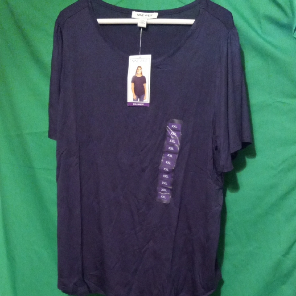 One Nine West Navy Top
